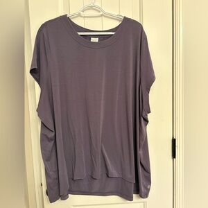 Athleta With Ease Short Sleeve Tee - purple